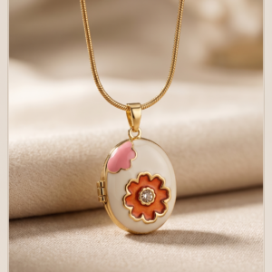 Floral Keepsake Pendant