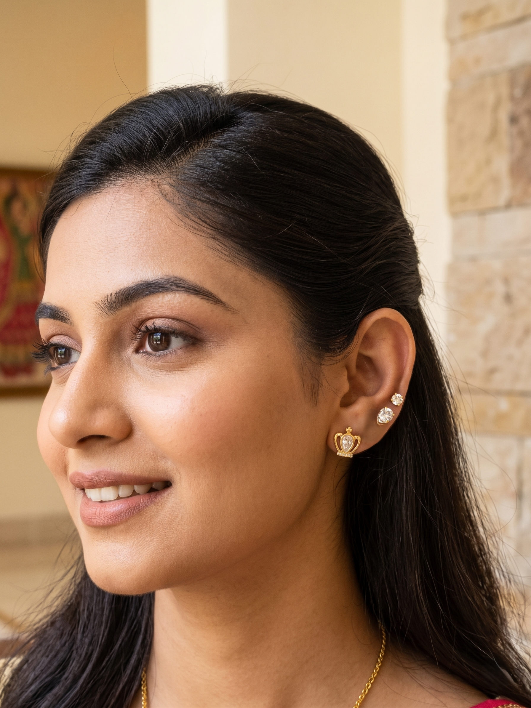 Celeste Spark Multi Stud Earring Set - Image 2