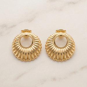 Solara Halo Stud Earrings