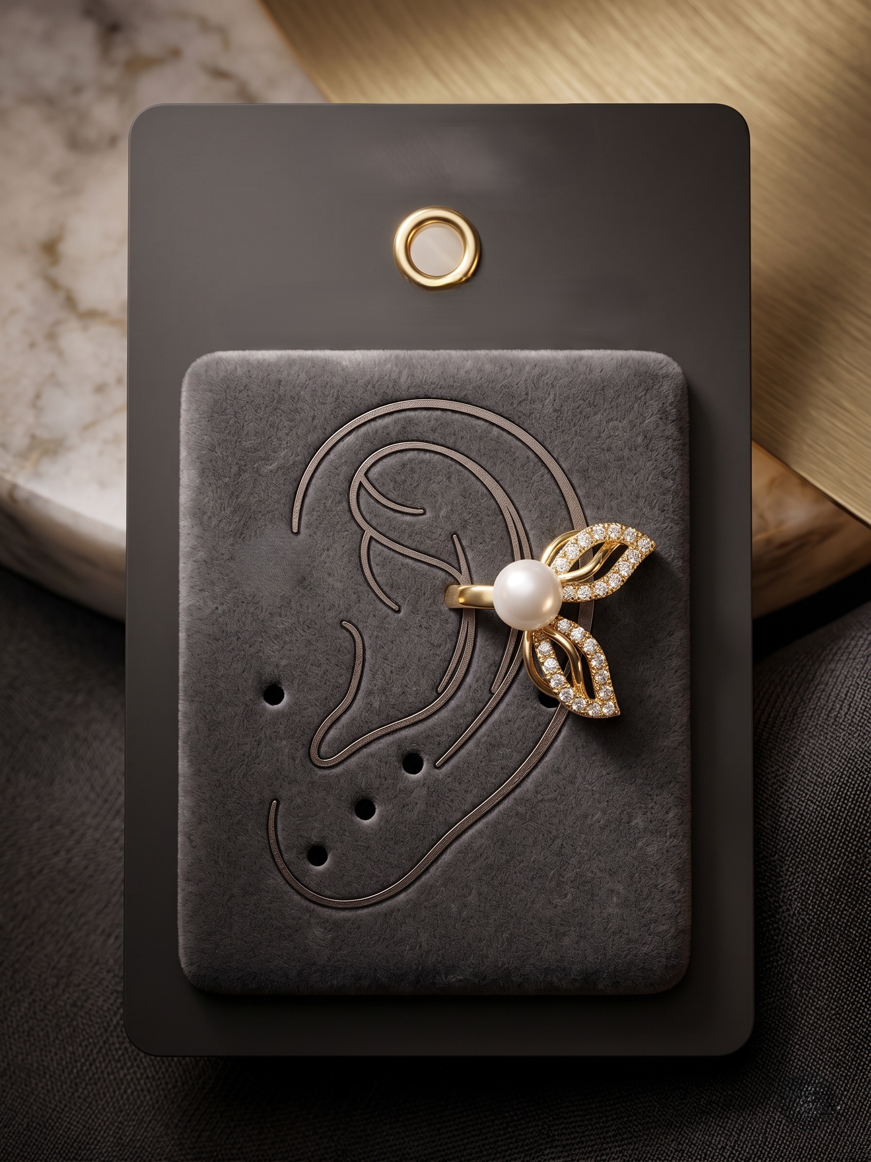 Pearl Bloom Ear Cuff