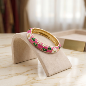 Floral Enamel Bangle