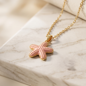 Pink Starfish Pendant
