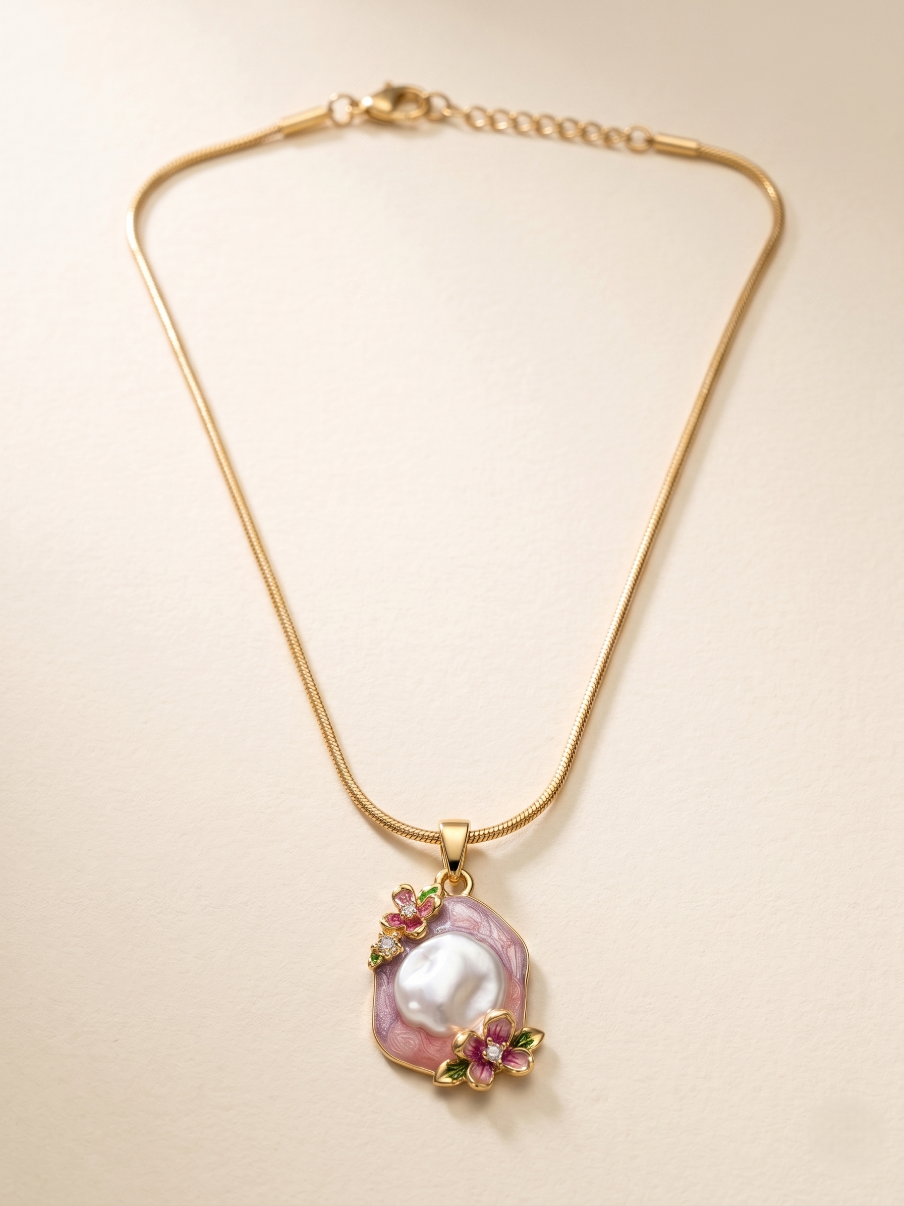 Blossom Pearl Pendant Necklace