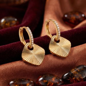 Radiant Sunburst Drop Earrings