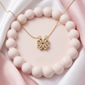 Crystal Clover Charm Pendant