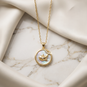 Ocean Whisper Whale Pendant
