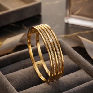 Radiant Luxe Crystal Bangle