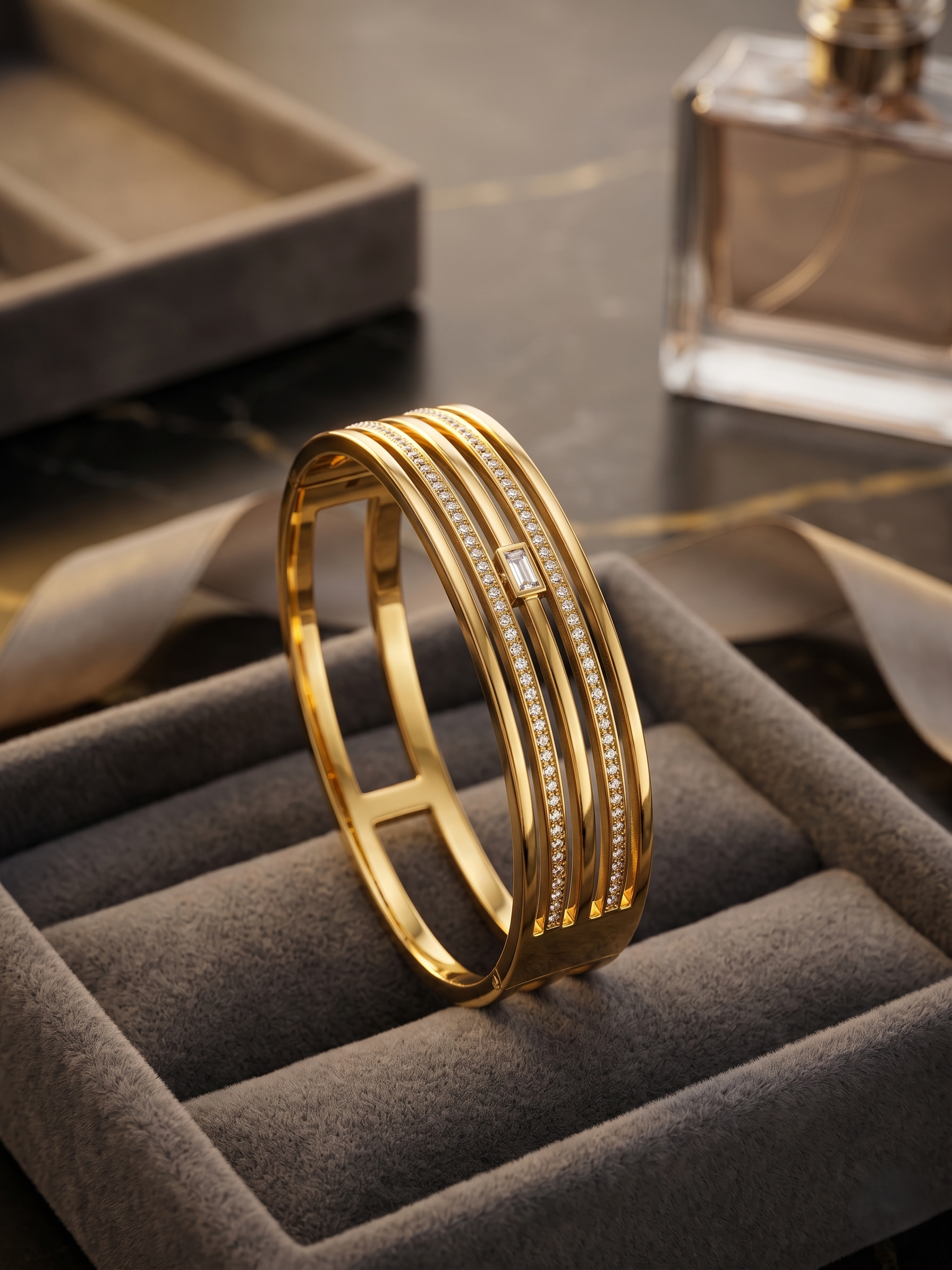 Radiant Luxe Crystal Bangle