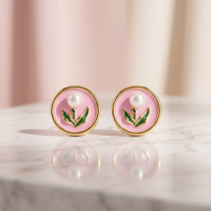 Blush Pearl Bloom Earrings