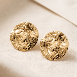 Terra Luxe Textured Stud Earrings
